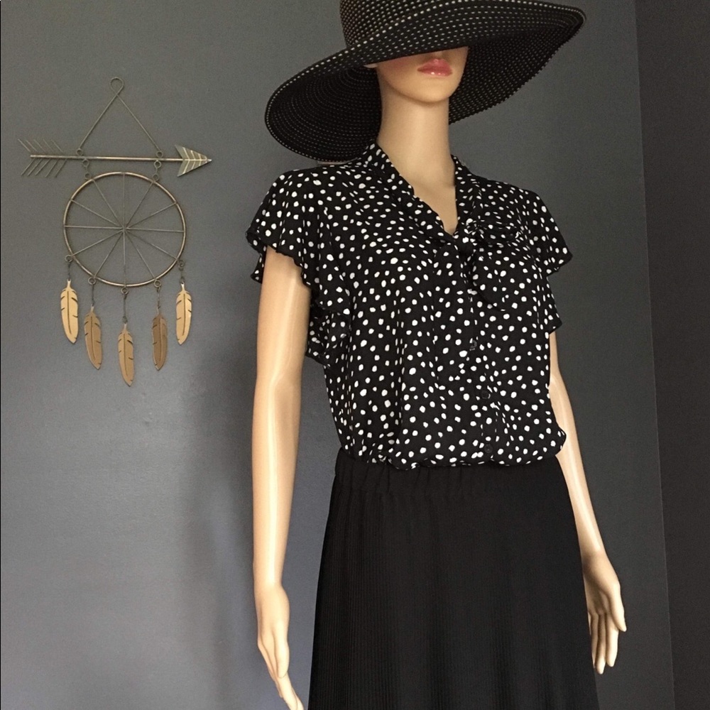 Spense Polka Dot Blouse